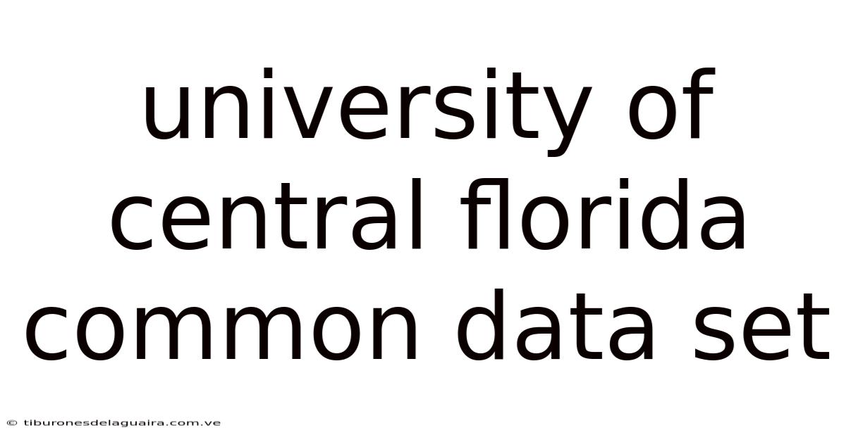 University Of Central Florida Common Data Set